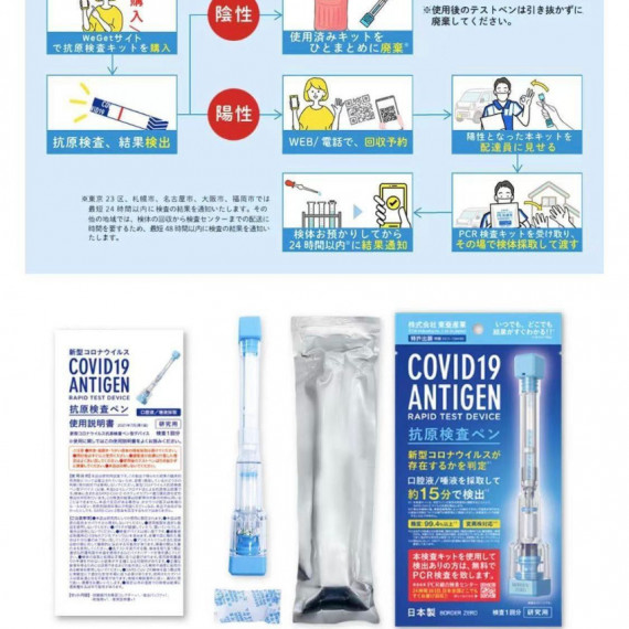 COVID19 ANTIGEN 抗原測試筆-日本直郵 -現货