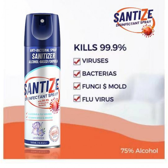 SANITIZER 抗菌噴霧消毒噴霧-一套6支-現貨